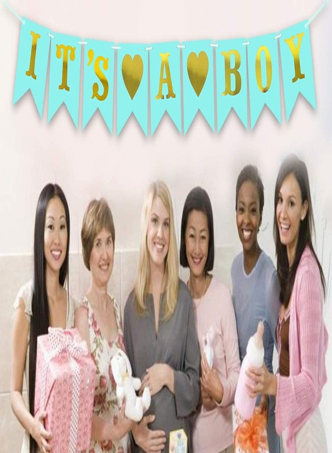 AMFIN® It's a Boy Banner for Boys/It's a Boy Banner for Birthday Boy/Birthday Banner for Decoration/First Birthday Decoration Items for Boys - Blue - Image 4